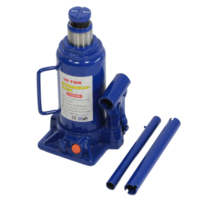 Best Cheap Hydraulic Double Ram Bottle Jack Factory –10 Ton Hydraulic Bottle Jack With Pressure Gauge – Shuntian detail pictures